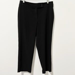 Francess Rite Classic Black Capri Pants Womens Size 8 Office Business Work‎